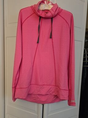 Avalanche Pink Women's Xl Pullover Cowl Neck Performance Pullover